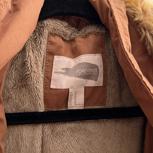 Forever21 Brown coat - Picture 4 of 6